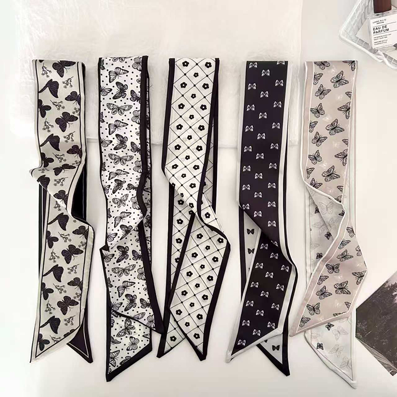 Silk Neck Scarf - 명품 브랜드 모델 가방 핸드백 핸들