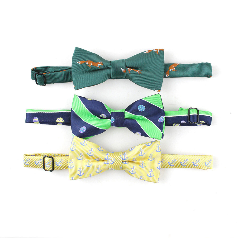 Bow Tie Pre Tied - 어린이용 나비 넥타이, 조절 가능한 폴리에스터