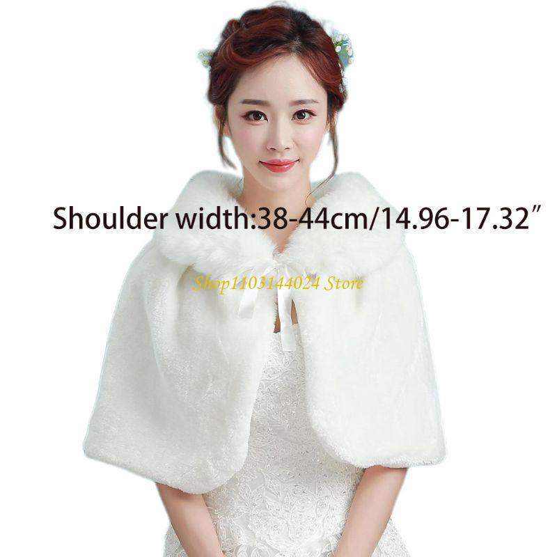 N5KE 여성 겨울 두꺼운 플러시 랩 스톨 팔꿈치 길이 - Stole Wedding Shawl 리뷰 및 가격