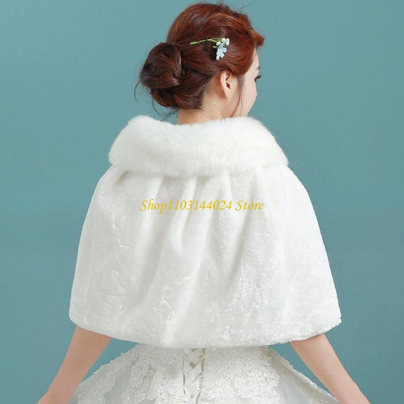 N5KE 여성 겨울 두꺼운 플러시 랩 스톨 팔꿈치 길이 - Stole Wedding Shawl 리뷰 및 가격