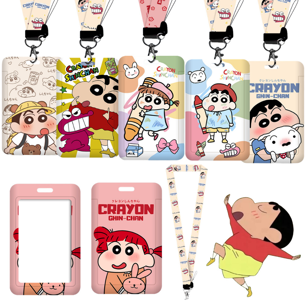 짱구 시리즈 애니메이션 피규어 만화 학생 캠퍼스 카드  - Lanyard Badge Holder 리뷰 및 가격
