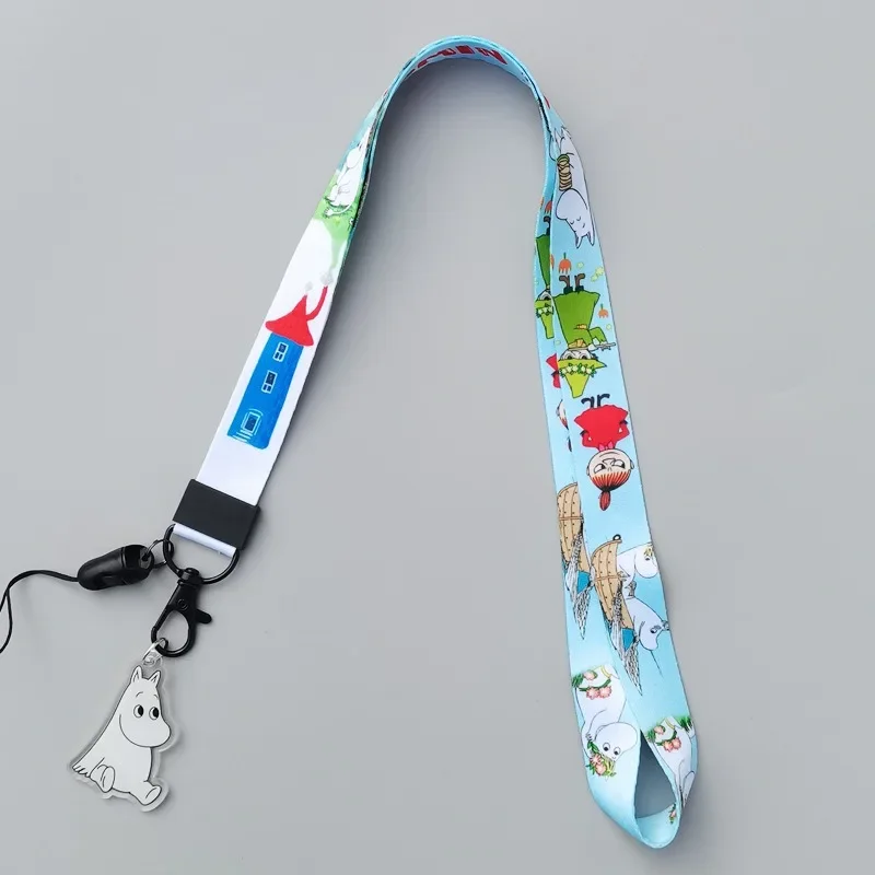 무민 귀여운 만화 스타일 휴대폰 목걸이 끈 넓은 평직  - Lanyard Badge Holder 리뷰 및 가격
