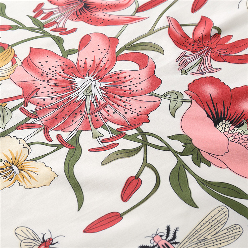 POBING 능 직물 실크 스카프 여성 꽃 인쇄 스퀘어 - Scarf Silk Square 리뷰 및 가격