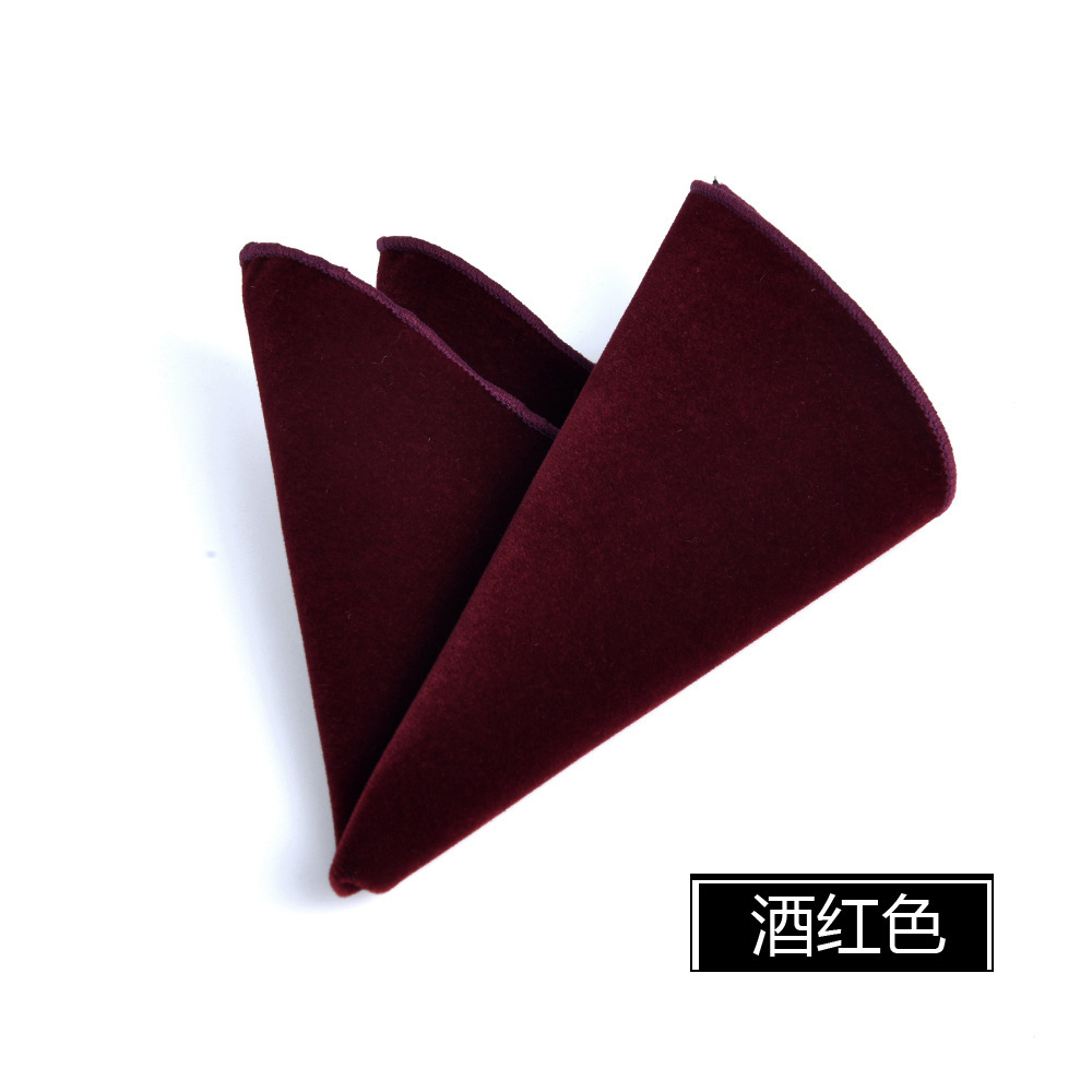 23cm 남성용 벨벳 포켓 스퀘어 솔리드 컬러 네이비  - Pocket Square Set 리뷰 및 가격