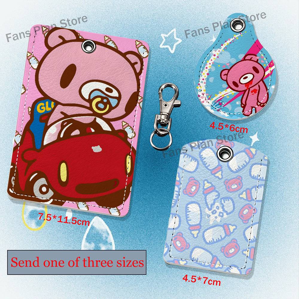 만화 캐릭터 ‘G-Gloomy Bear’가 그려진 가죽 - Lanyard Badge Holder 리뷰 및 가격