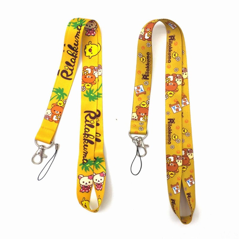 귀여운 리락쿠마 애니메이션 넥스트랩 |   신분증, 열 - Lanyard Badge Holder 리뷰 및 가격